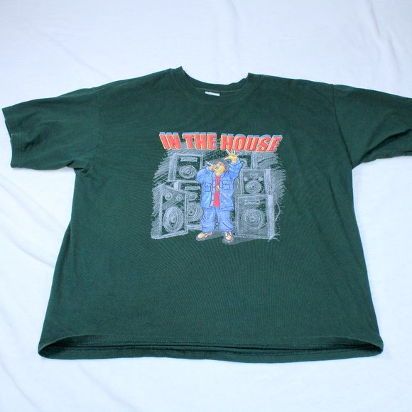 Gildan Other - Gildan Ultra Cotton Heavyweight "In the House" Green Short Sleeve T-shirt